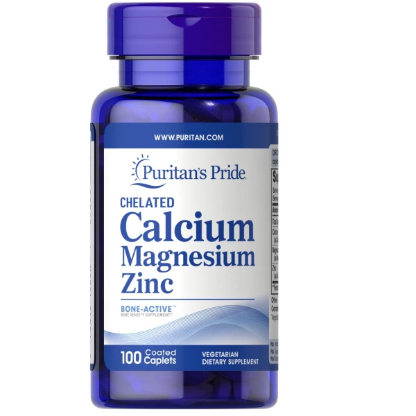 Puritan´s Pride Chelated Calcium Magnesium Zinc Puritan´s Pride Chelated Calcium Magnesium Zinc