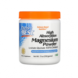 Doctor´s Best High Absorption Magnesium Powder, Vitamíny - MonsterKing