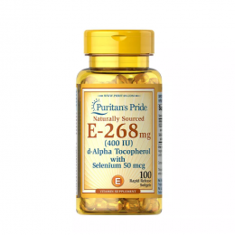 Puritan´s Pride Vitamin E-with Selenium 400 IU, Vitamíny - MonsterKing