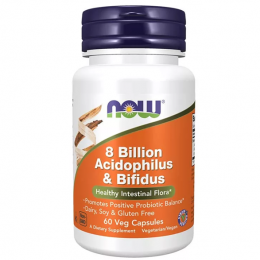 NOW Foods 8 Billion Acidophilus & Bifidus , Vitamíny - MonsterKing